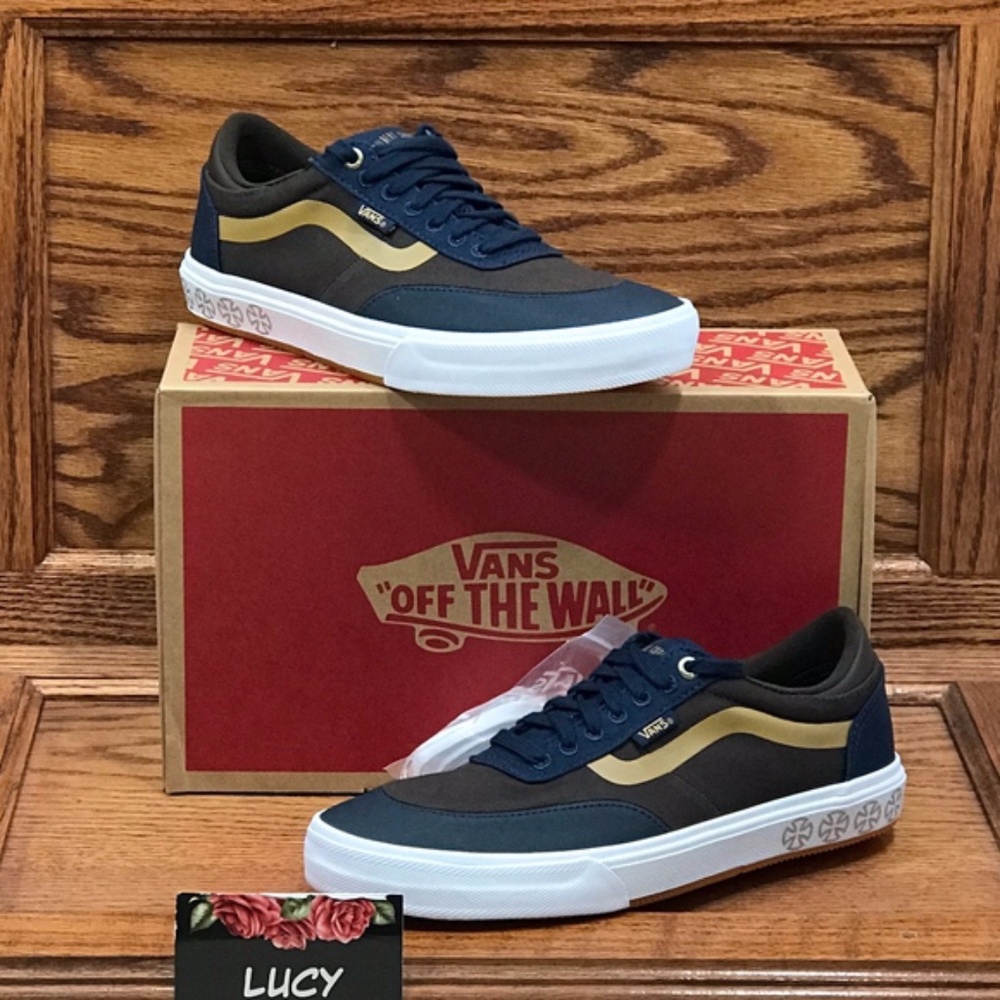 Vans Gilbert Crockett Pro 2 Independent Dress Blues Gum Skate Shoes Size Men 7